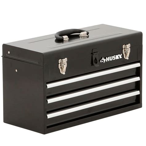 husky 20 portable metal steel tool box home depot|husky tool box website.